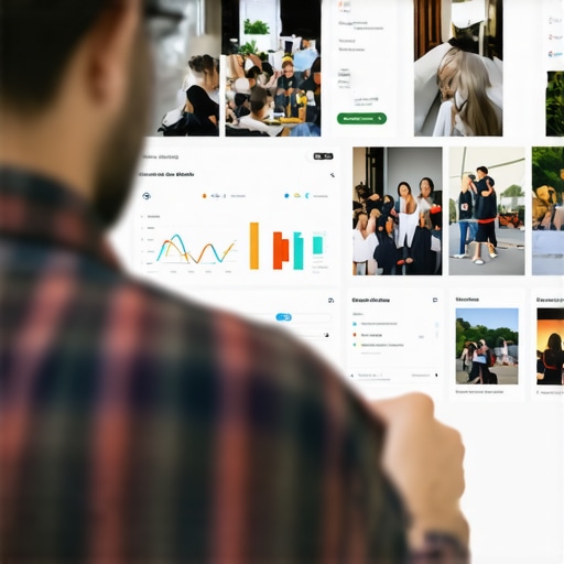 Data-Driven Local Business Growth Business owner analyzing analytics and community engagement