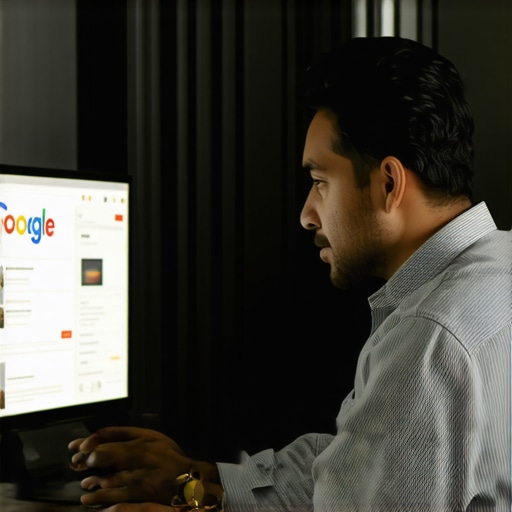 Business owner optimizing Google profile with photos, videos, and schema markup