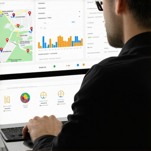 Local SEO expert reviewing maps and directory optimization analytics