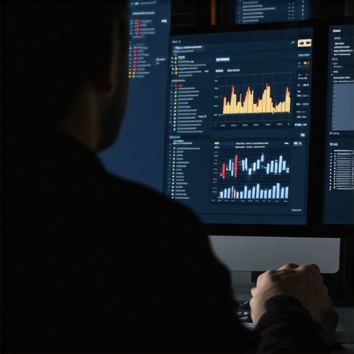 Leveraging Local Schema Markup for SEO Person analyzing local SEO structured data and analytics on a computer.
