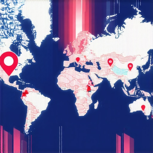 Strategic Local Maps Advertising Visual Map with targeted ads and customer locations for local marketing