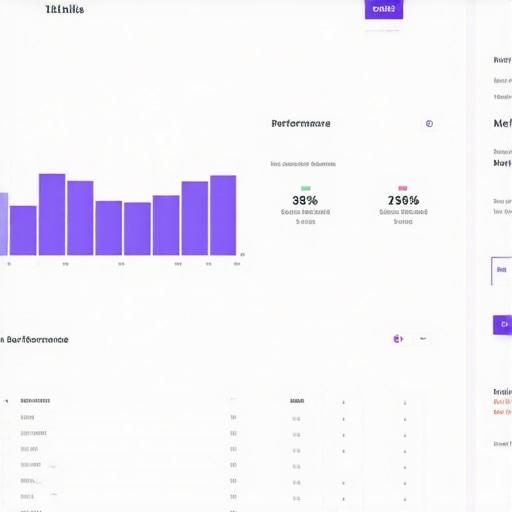 Local SEO Tools Dashboard Screenshot of local SEO analytics dashboard displaying rankings and map advertising metrics.